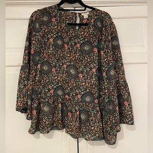 J. Crew Factory Chiffon Top